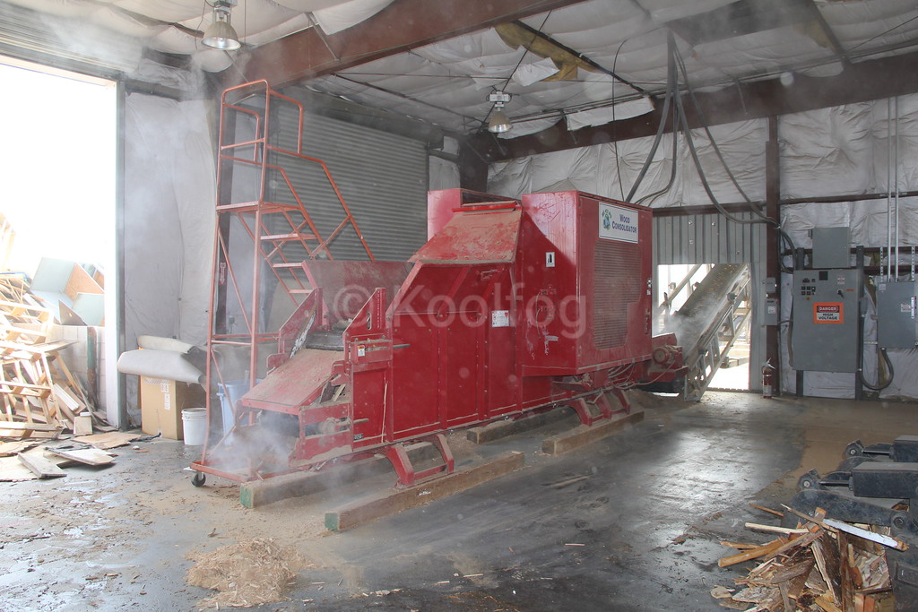 industrial cooling for the suppression of dust